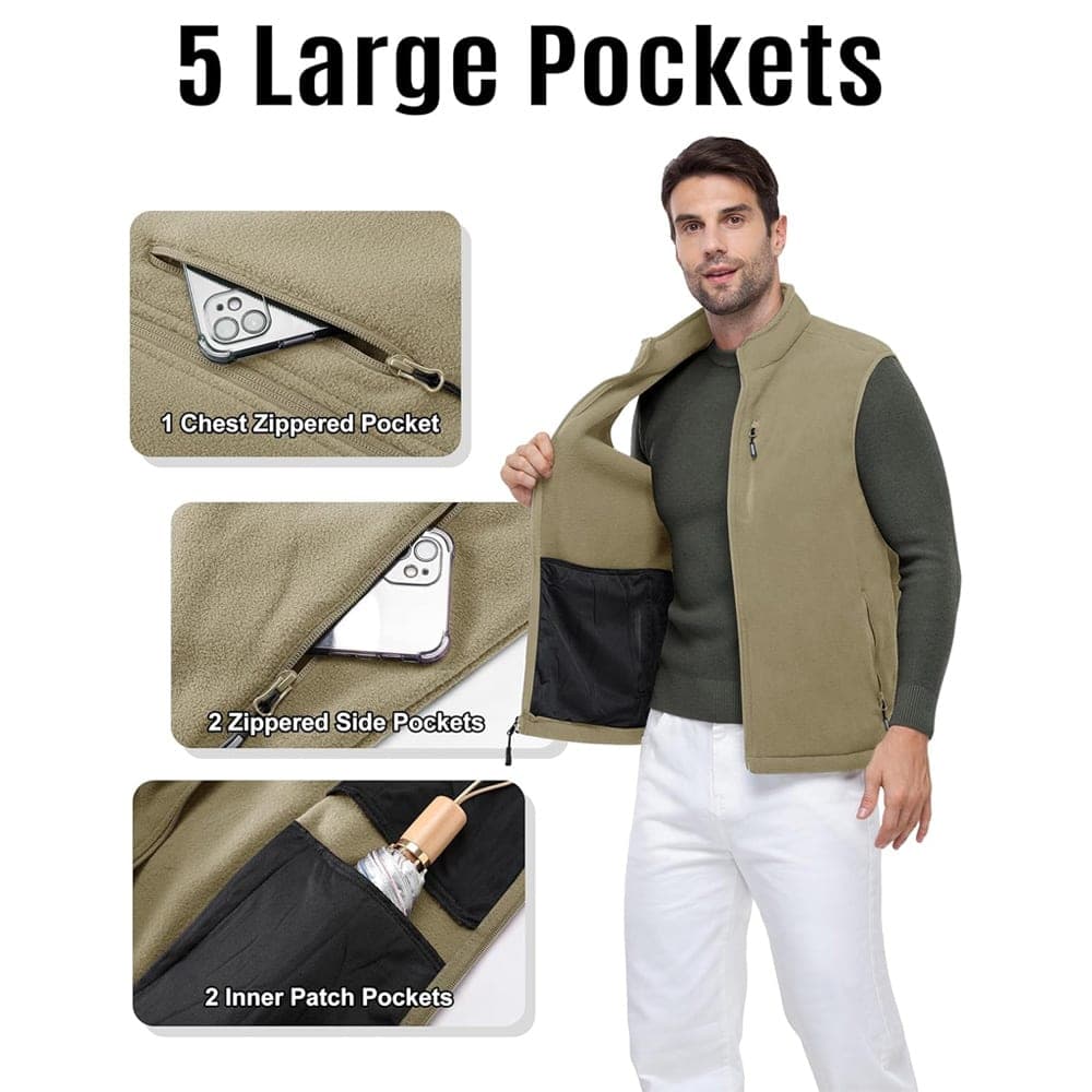 Heavyweight Fleece Vest view 3