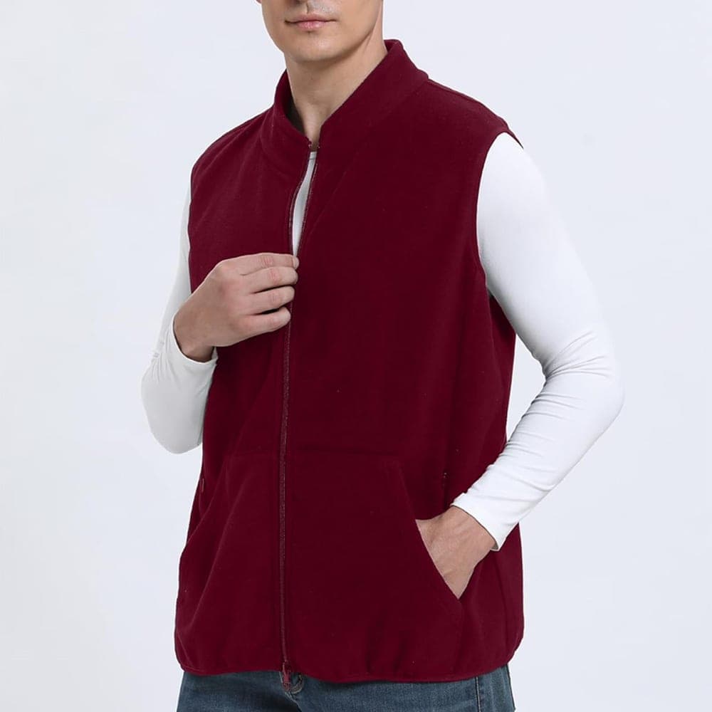 Premium Fleece Vest view 4