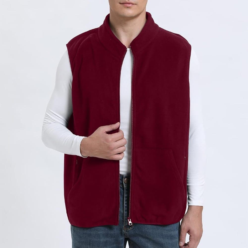 Premium Fleece Vest view 5