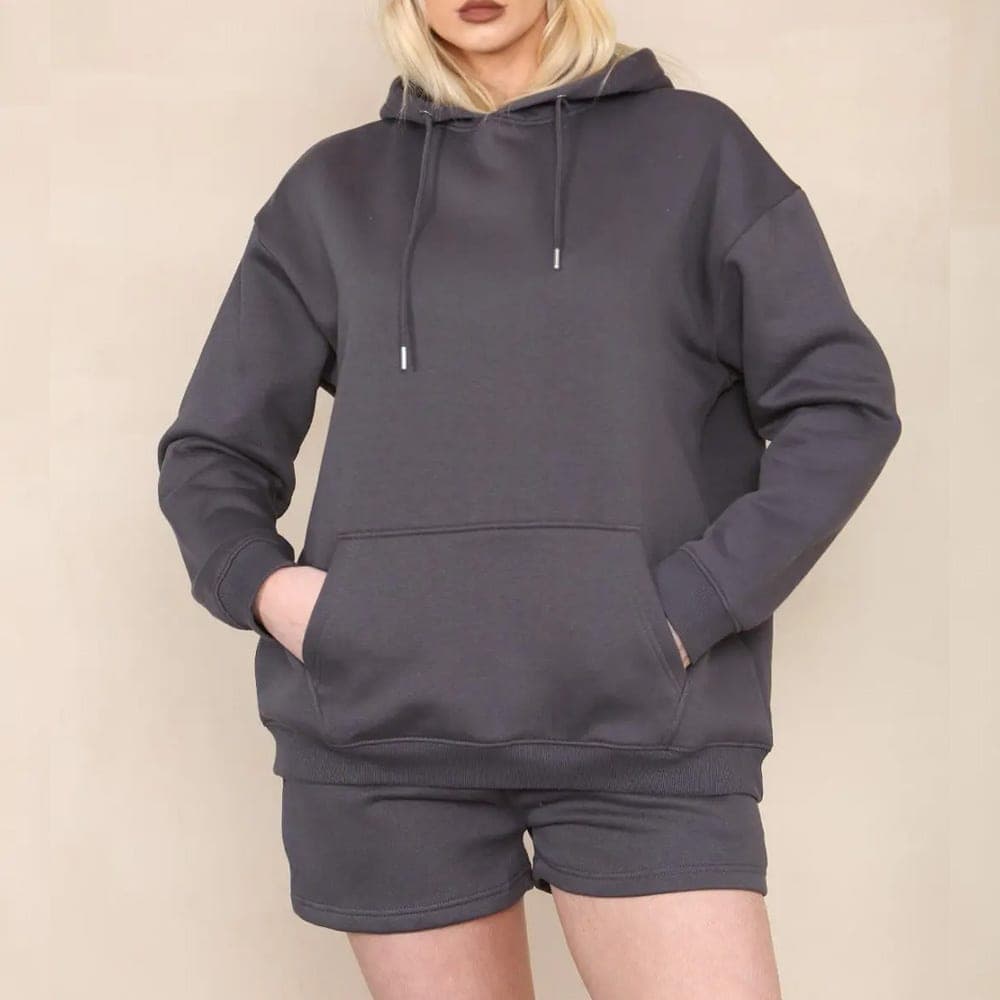 Premium Women's Hoodie Short Sets view 3