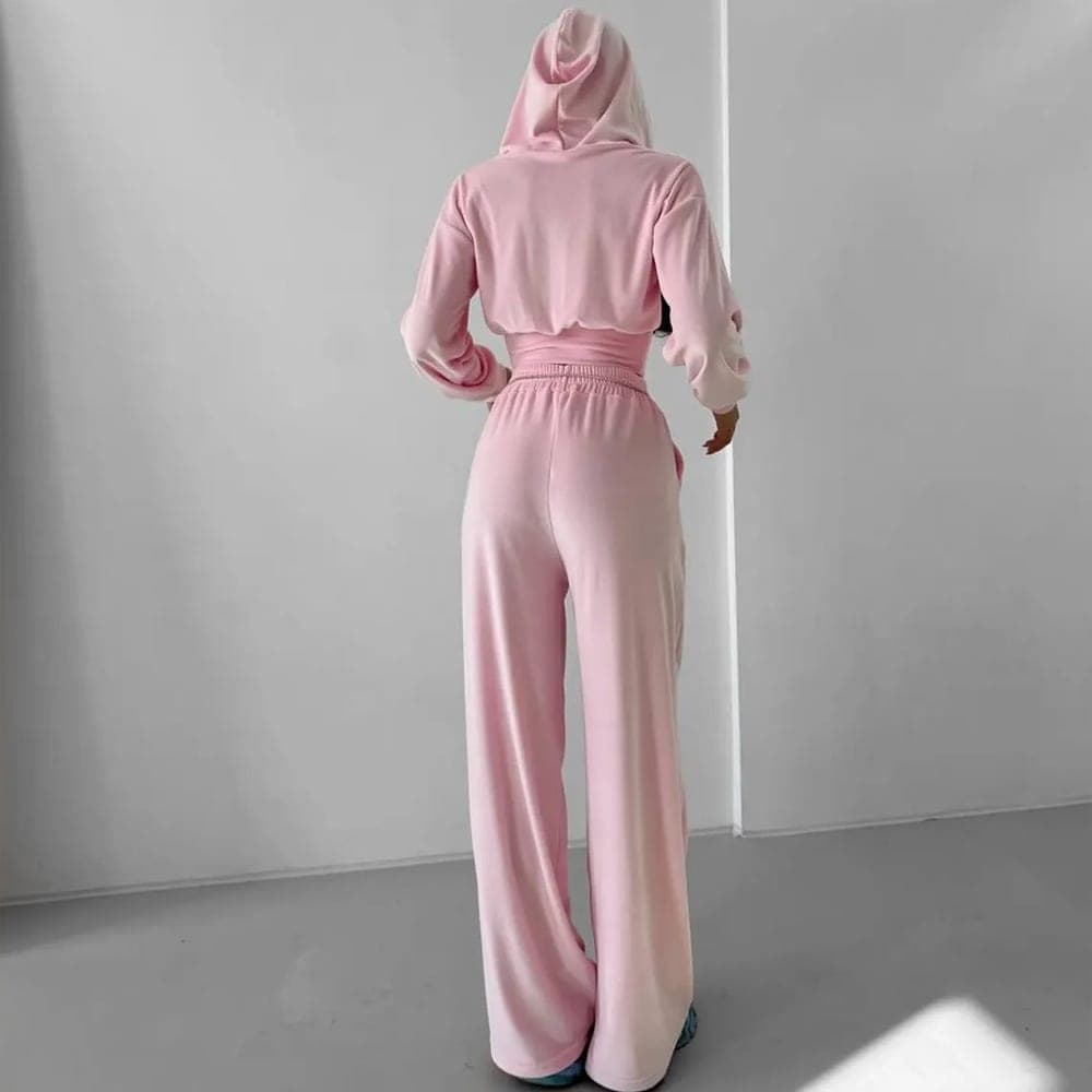 Signature Cropped Sweat Suits view 5