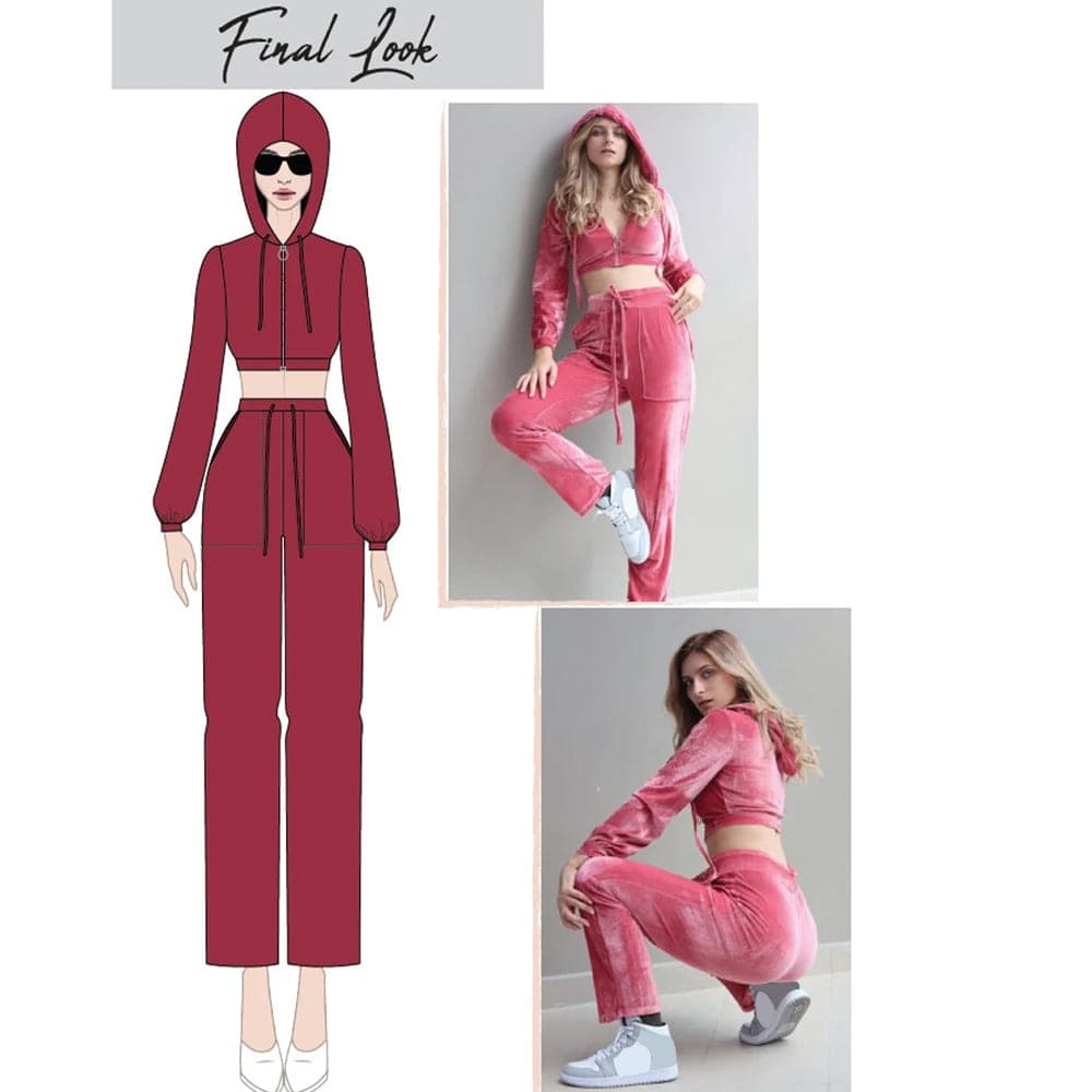 Heavyweight Cropped Sweat Suits view 4