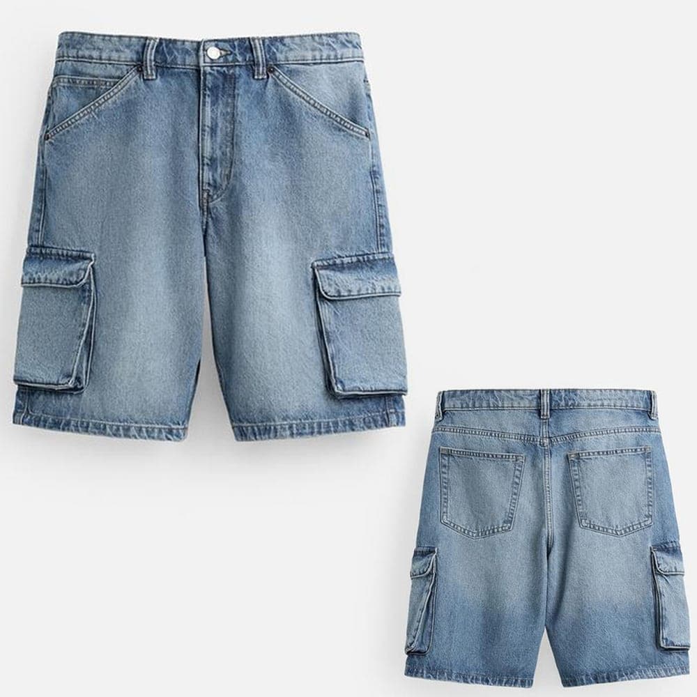 Premium Denim Shorts view 5