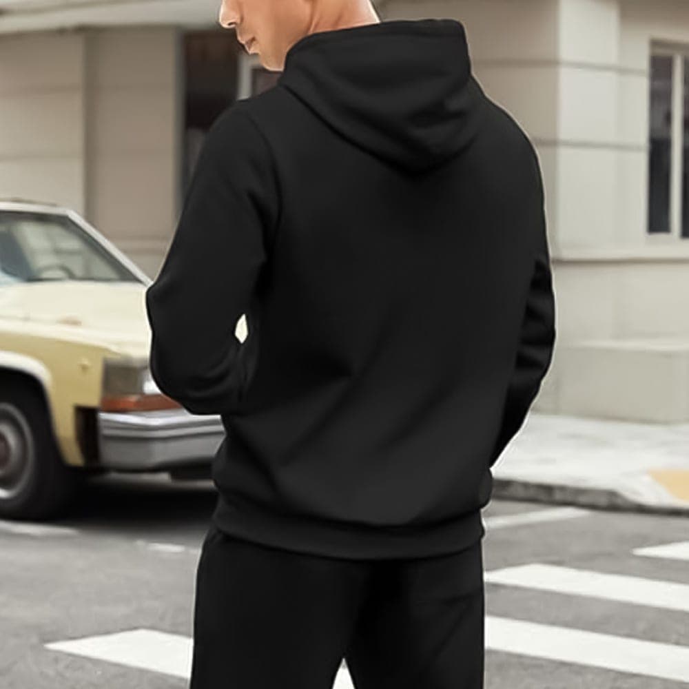 Heavyweight Men's Hoodie Short Sets view 5