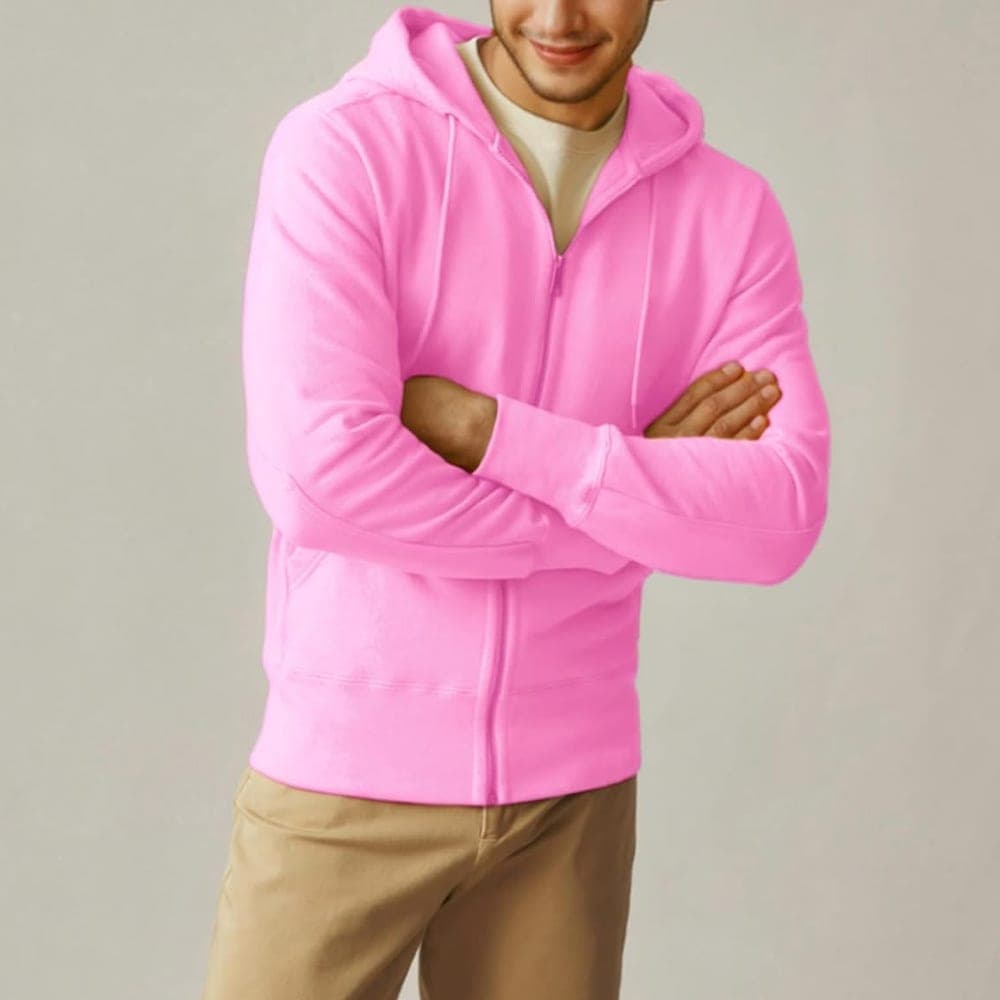 Heavyweight Men's Zip Hoodie view 3