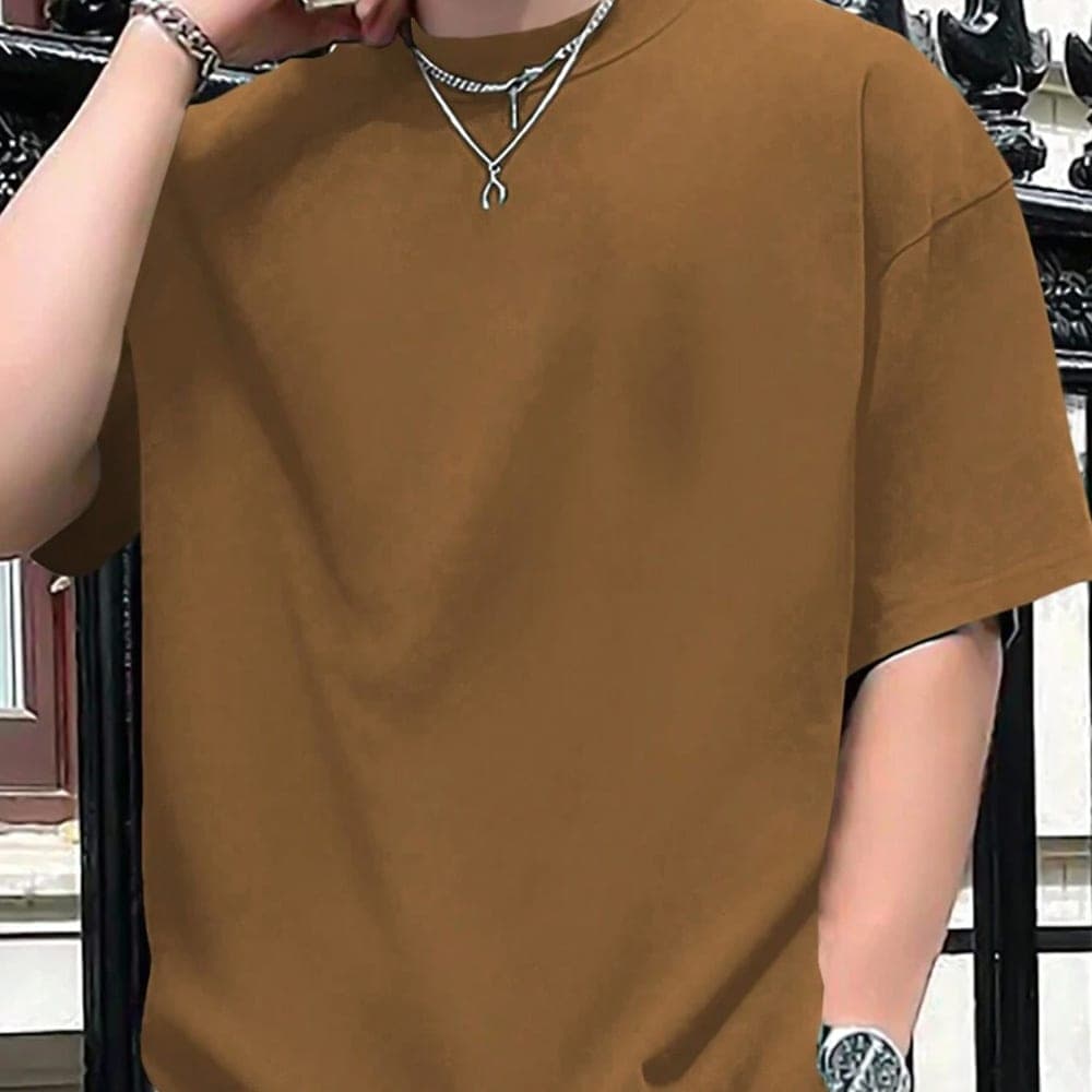 Heavyweight Round-Neck T-Shirt view 3