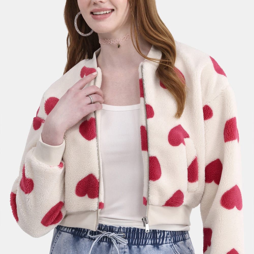 Heavyweight Women's Bomber Jacket view 3