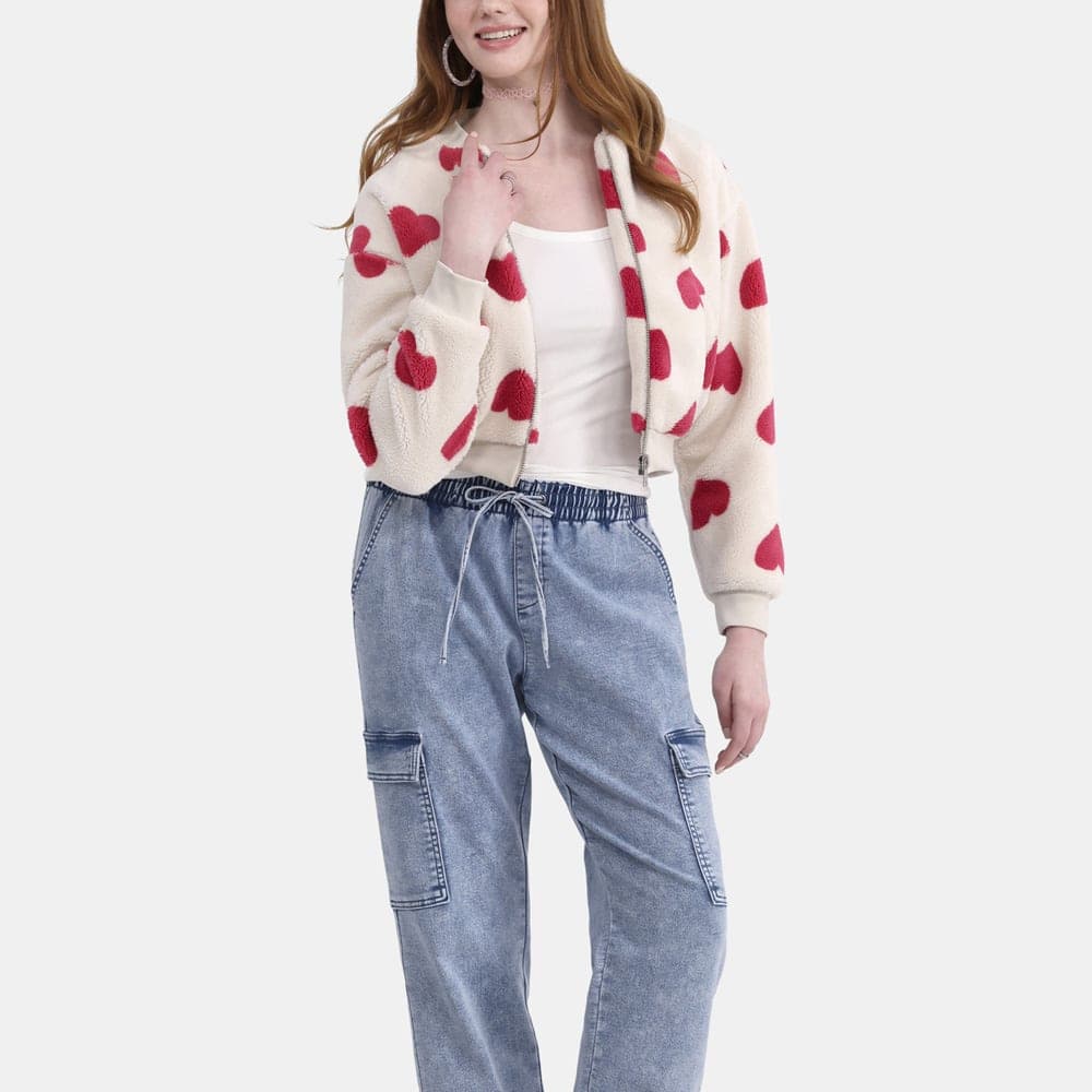 Heavyweight Women's Bomber Jacket view 4