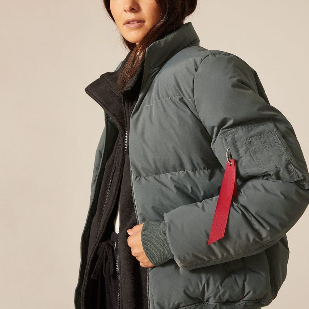 Premium Women's Bomber Jacket view 3
